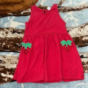 Strawberry Patch Red Kids Dress